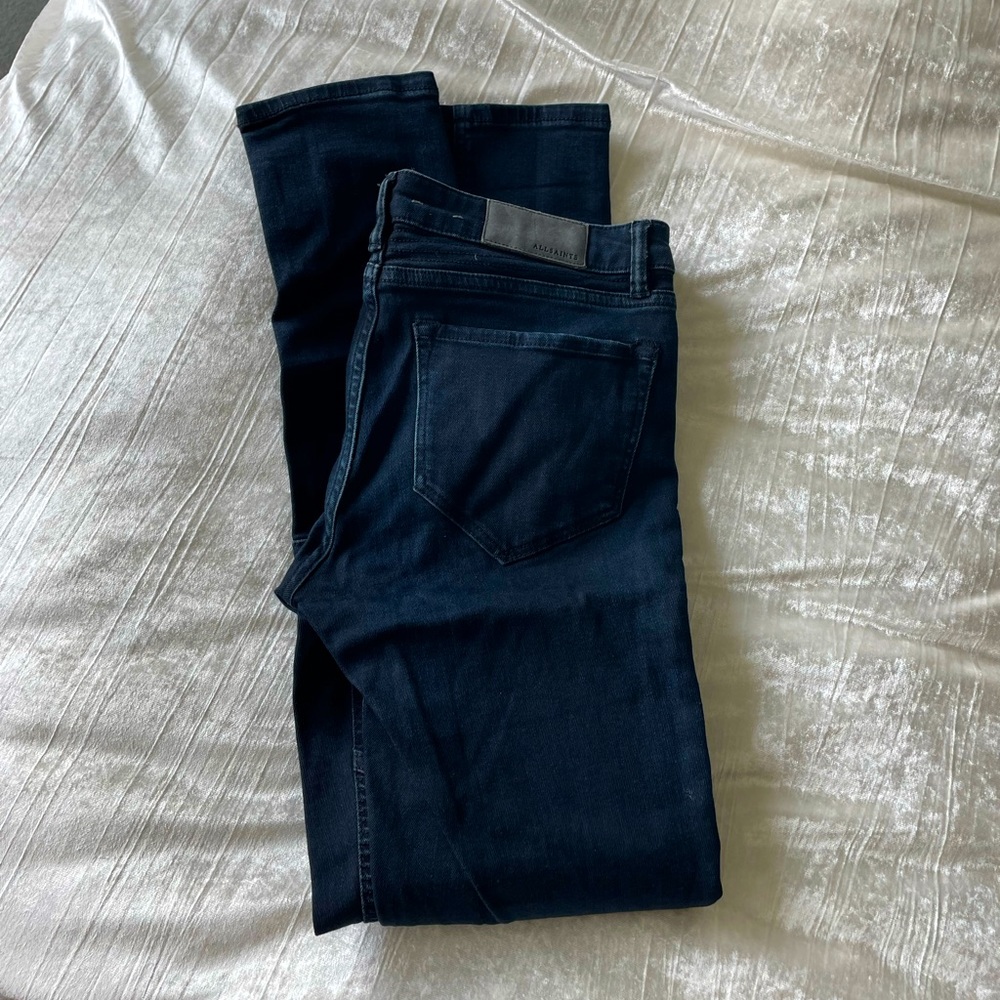 All Saints. Biker denim jeans